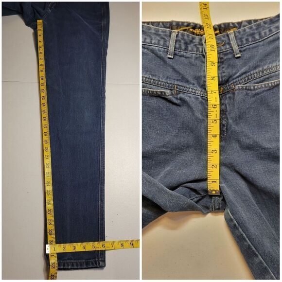 Marithe Girbaud Francois Vintage Slim Fit Straight Leg Jeans 9/10 Long Inseam - Picture 15 of 15